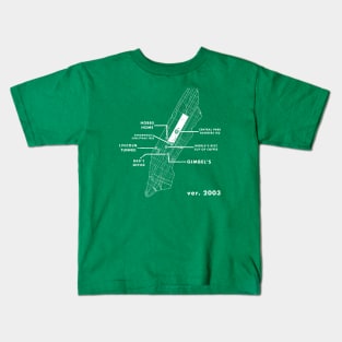 Buddy's Manhattan Diagram Kids T-Shirt